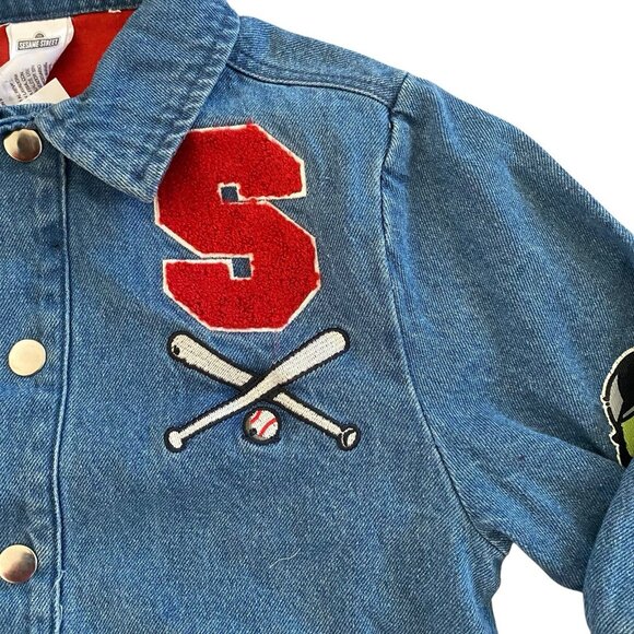 Sesame Street Toddler Denim Jacket Size 5T New - Picture 7 of 9